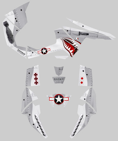 War Machine - White Background, Grey Design