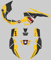 War Machine - Yellow Background, Black Design