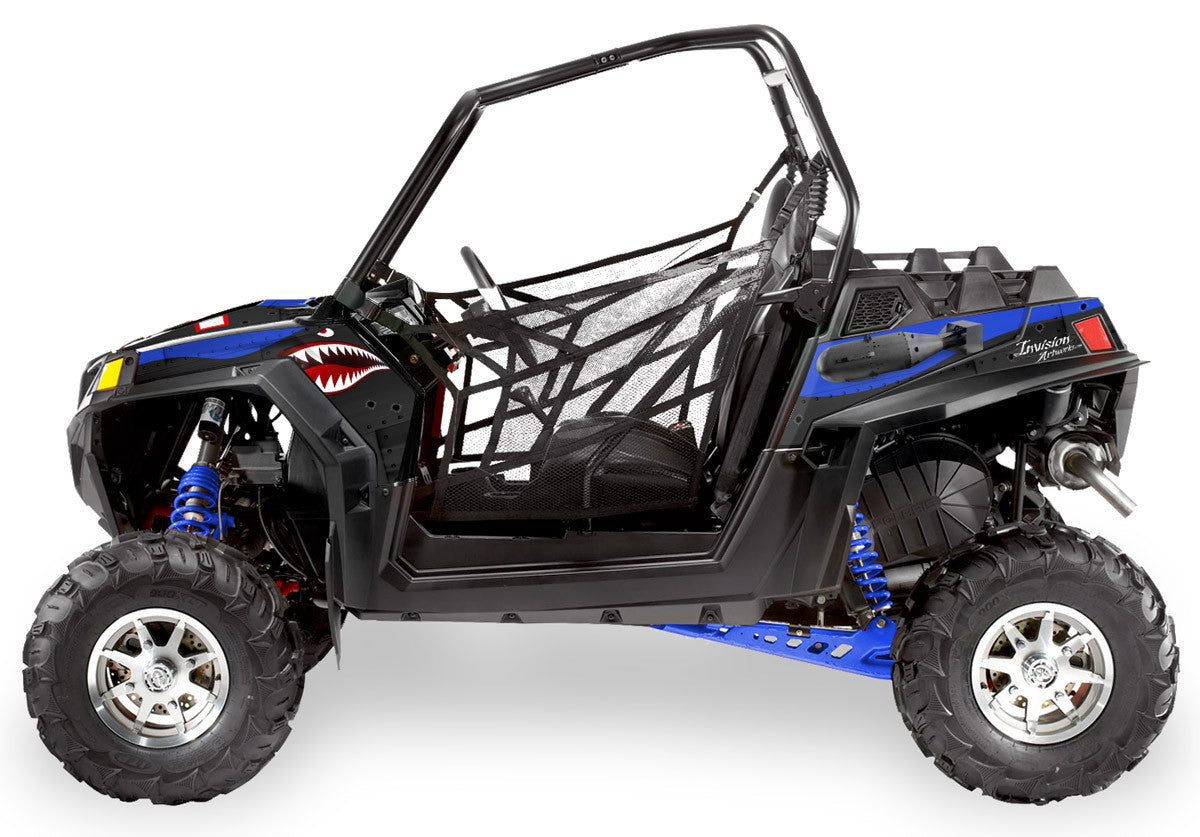 War Machine Black Background Blue Design