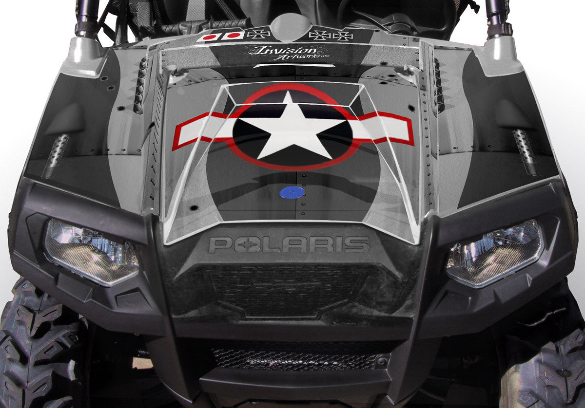 War Machine Black Background Grey Design