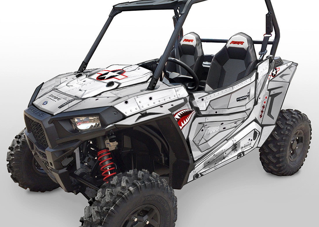 War Machine - White Background Silver Design