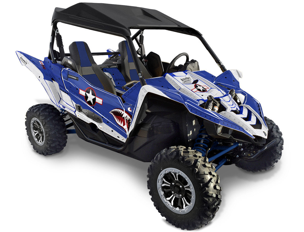 War Machine - Blue Background, SilverDesign