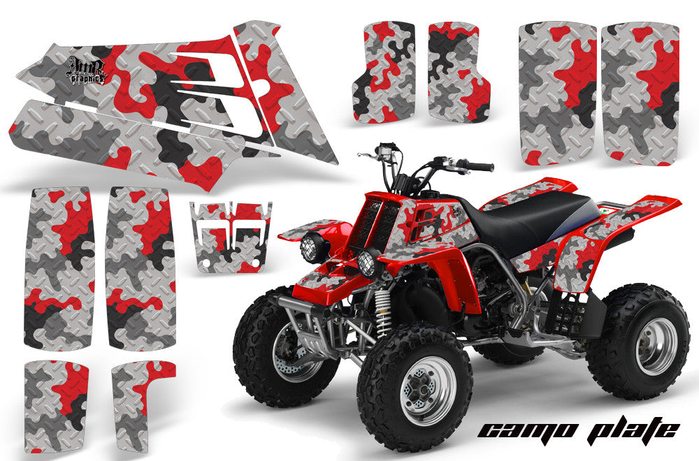 Camo Plate - Red Design