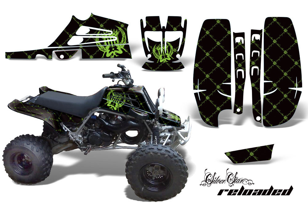 Reloaded - Black Background Green Design