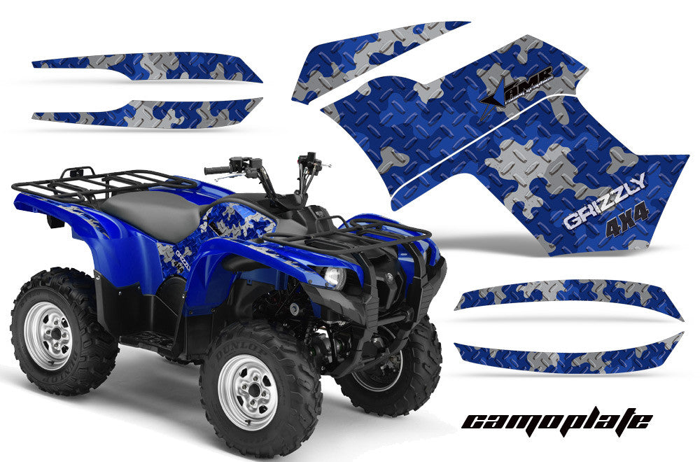 Camo Plate - Blue Design