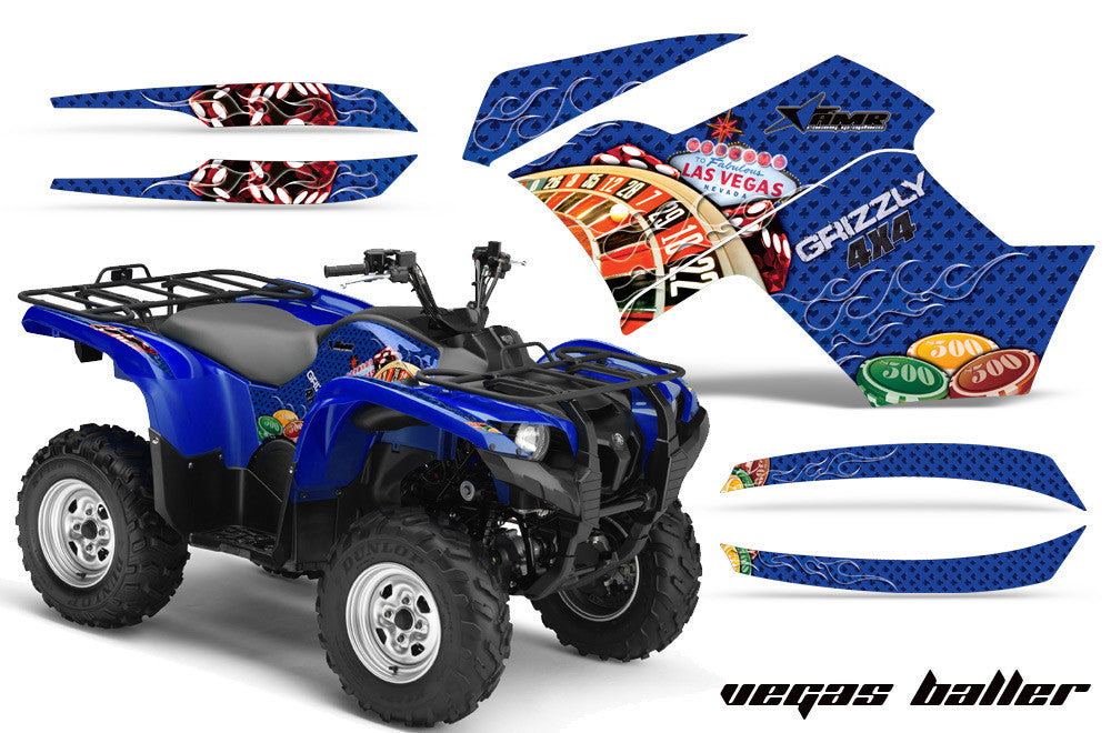 Vegas Baller - Blue Background