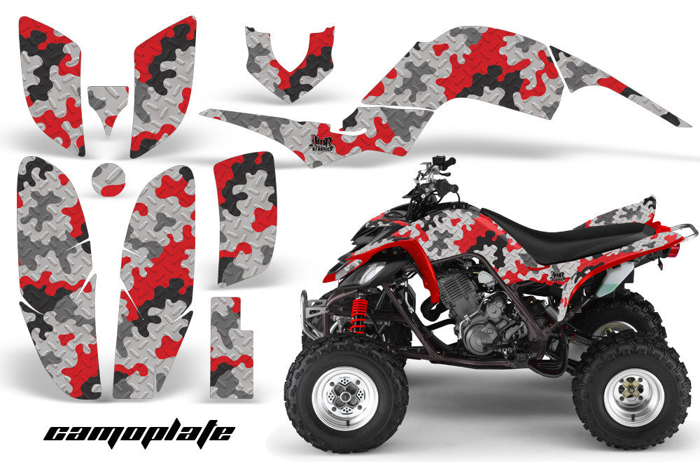 Camo Plate - Red Design
