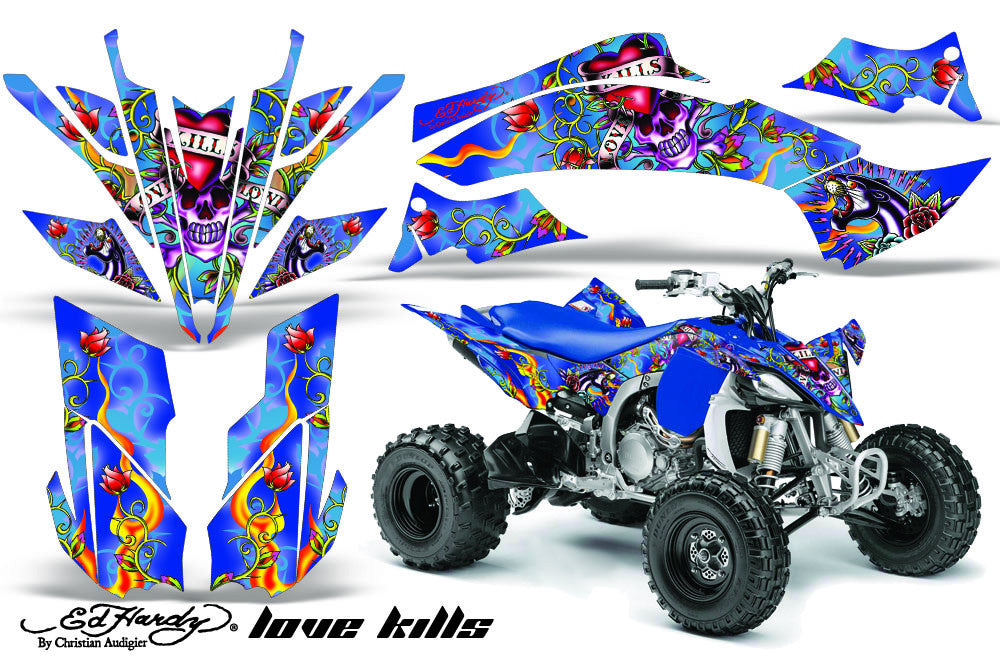 Love Kills - Blue Background (2009-2013)