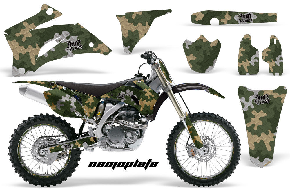 Camo Plate - (Custom) Green/Gray/Tan