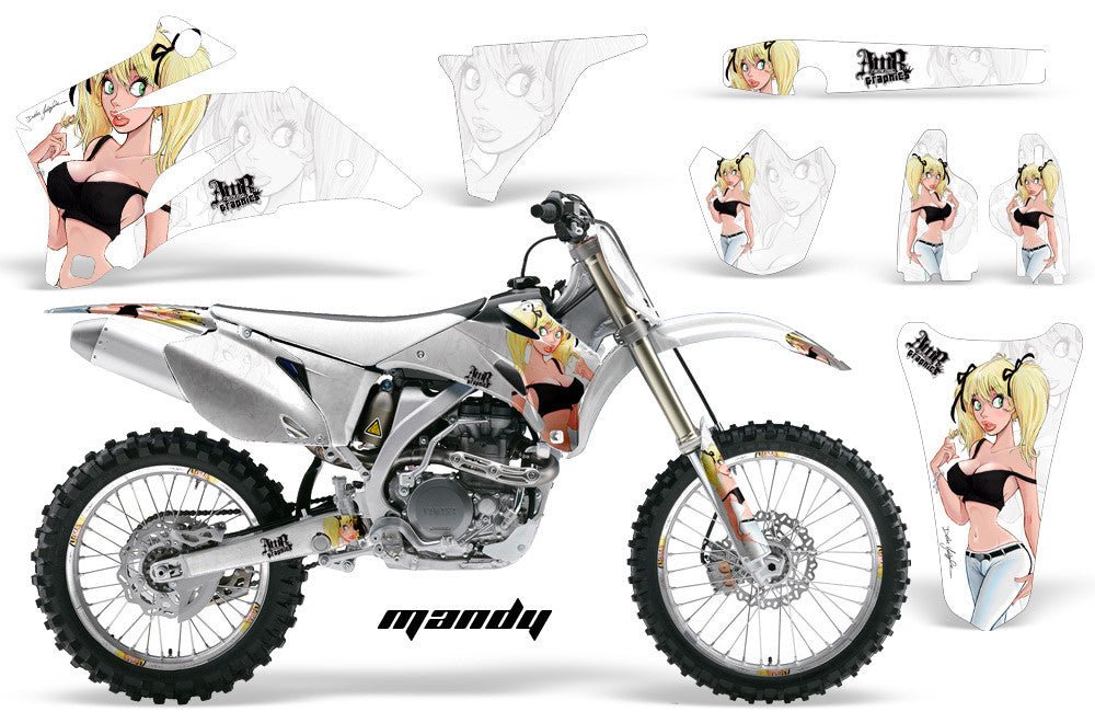 Mandy - White Background Black Design