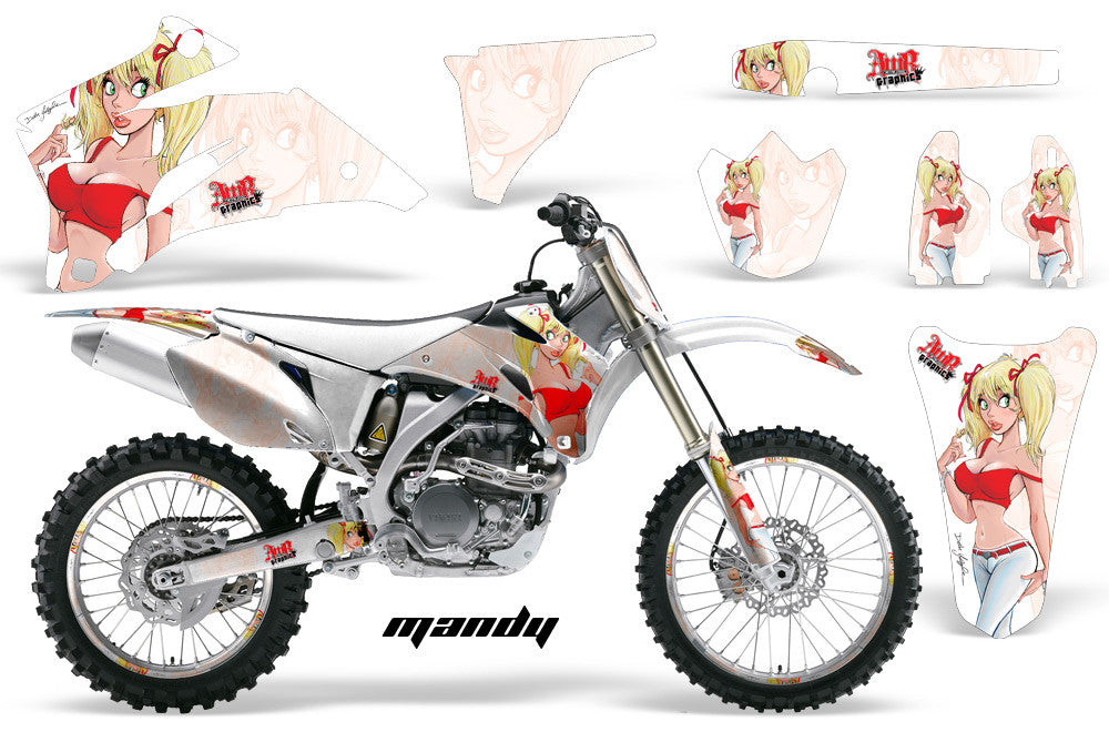 Mandy - White Background Red Design