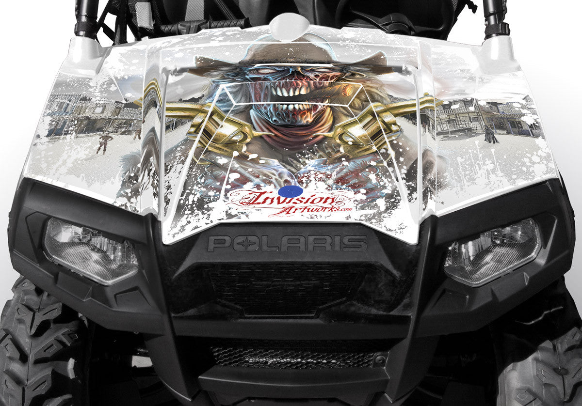 Zombie Outlaw - White Background - Hood