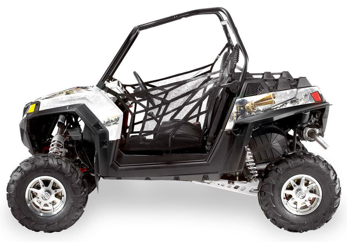 Zombie Outlaw Splatter - White Background - Side