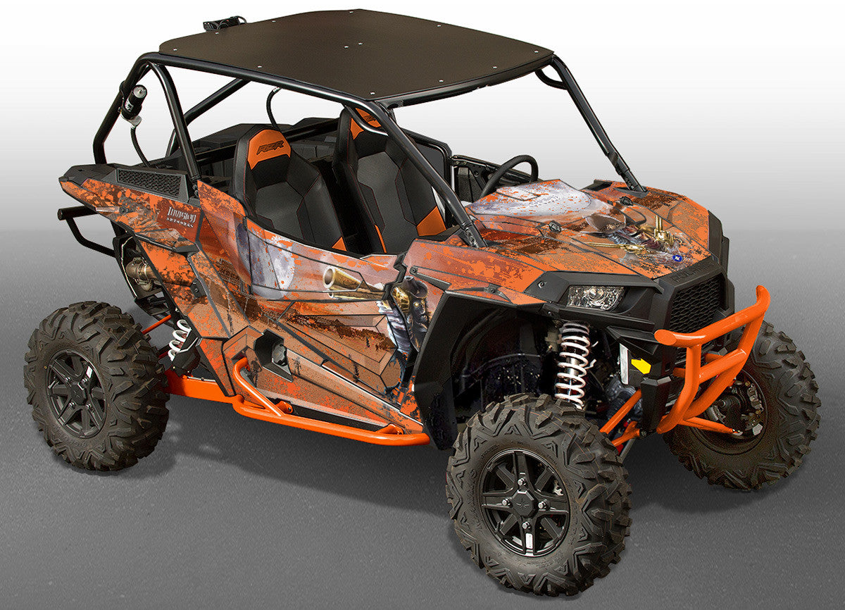 Zombie Outlaw Splatter - Orange Design