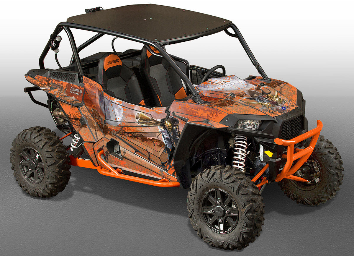 Zombie Outlaw Splatter - Orange Design