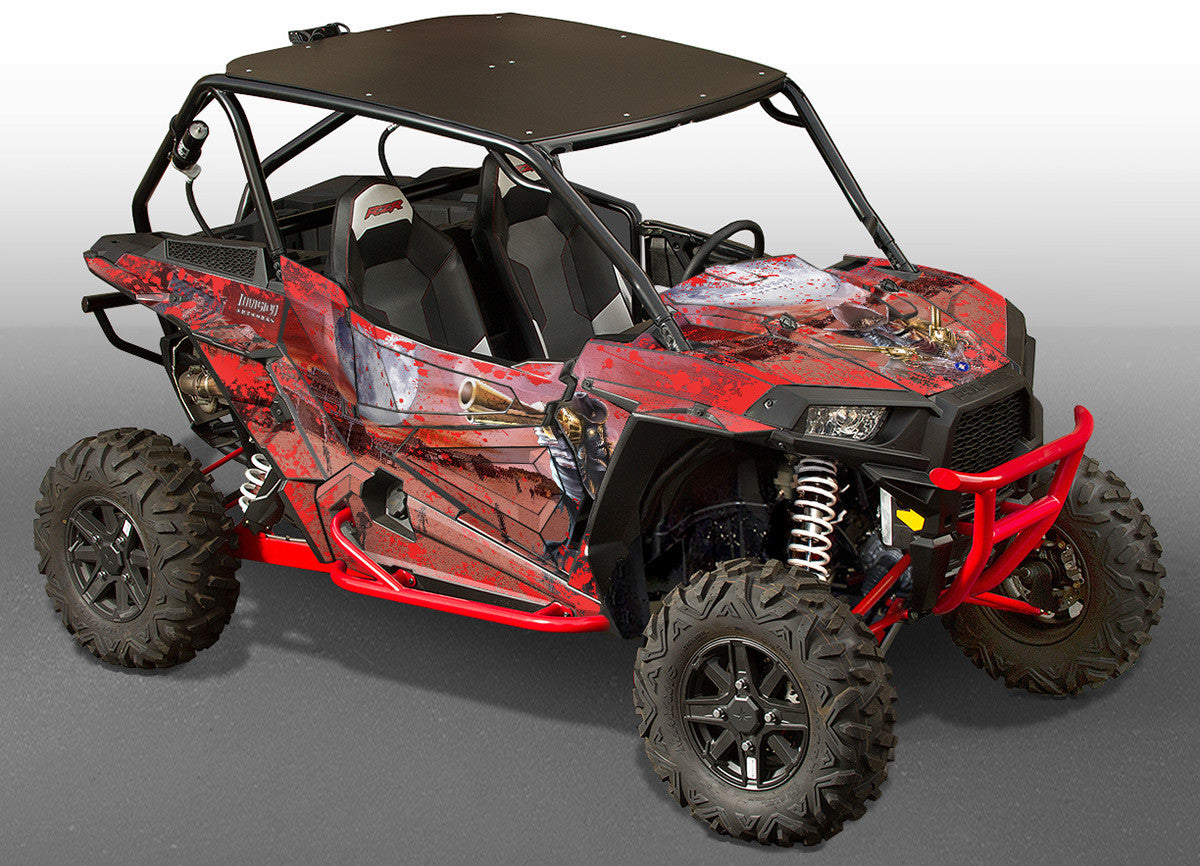 Zombie Outlaw Splatter - Red Design