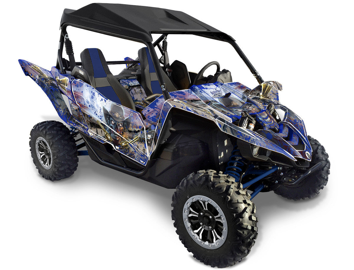 Zombie Outlaw Splatter - Blue Design