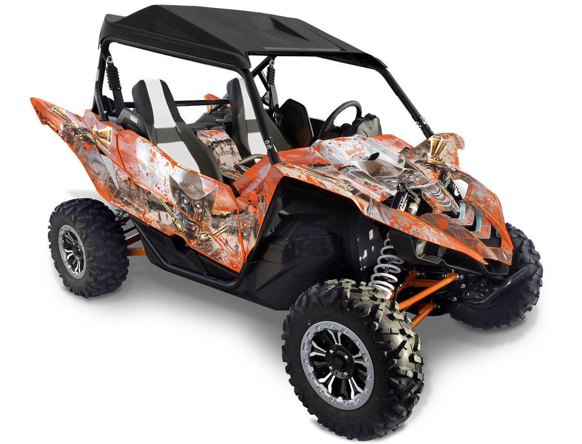 Zombie Outlaw Splatter - Orange Design