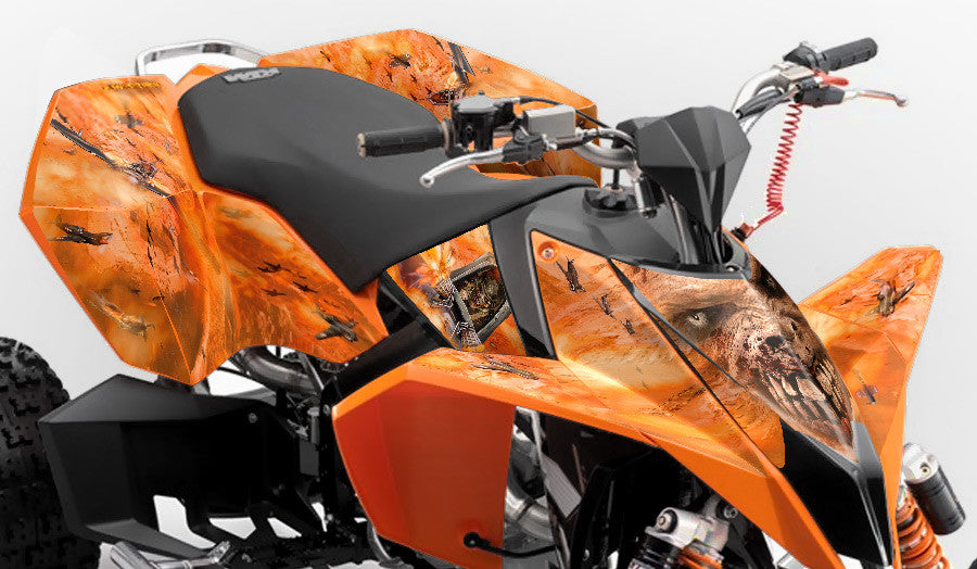 Zombie Skies - Orange Background